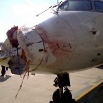 ASA 5087 CRJ Bird Strike Damage