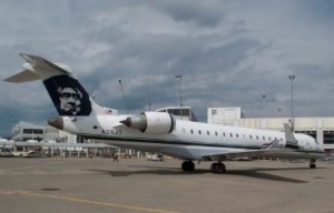 Alaska Airlines Bombardier CRJ-700 (N215AG) operated by Skywest seen at SEA.Photo by Keith Draycott.