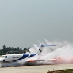 Comac ARJ21 Water Test courtesy of Comac