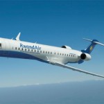 Artist's rendering of RwandAir CRJ 900