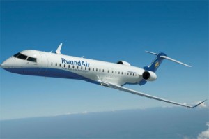 Artist's rendering of RwandAir CRJ 900