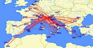 MyAir Historical Route Map