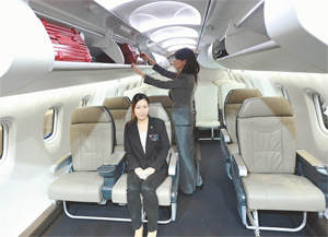 MRJ Interior Mockup