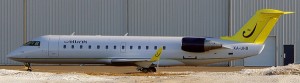 Canadair Regional Jet RJ200LR MSN 7006 XA-UHB in Jetlink Air Colours before delivery (Photo By: Pierre Langlois)