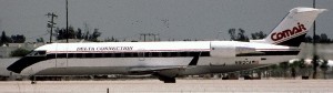 Canadair Regional Jet RJ100ER MSN 7011 N912CA in service with Comair in Delivery Colour Scheme (Photo From Mr. CRJ Collection)